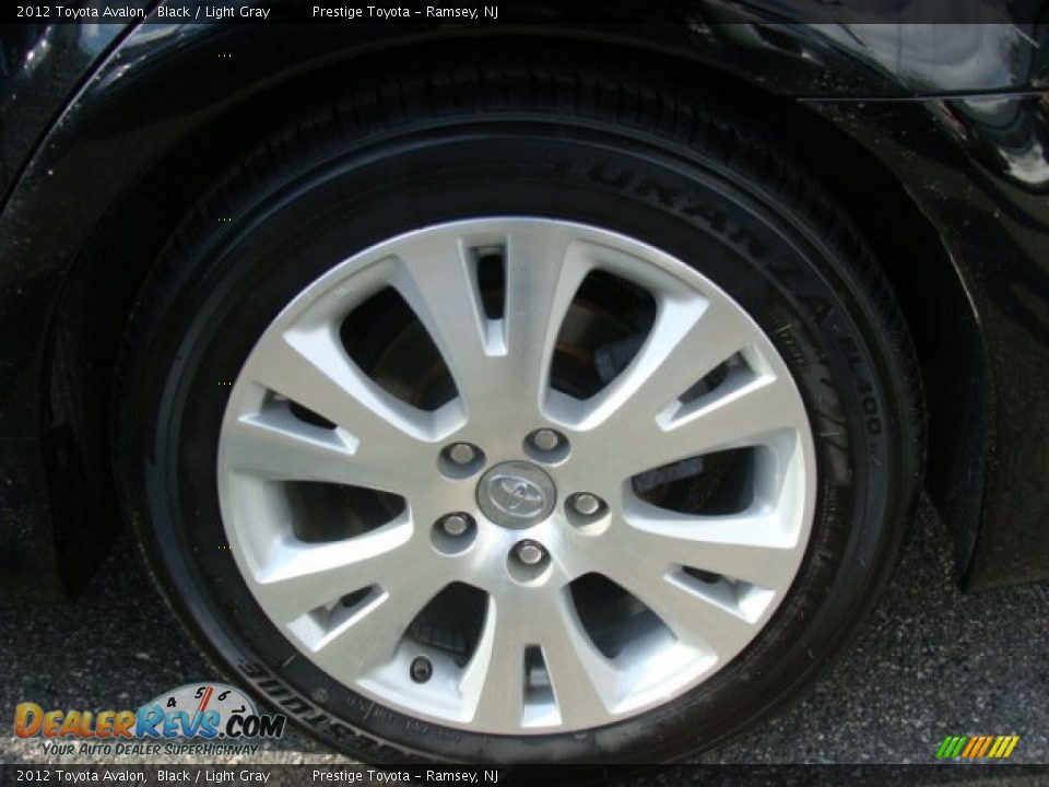 2012 Toyota Avalon Black / Light Gray Photo #14