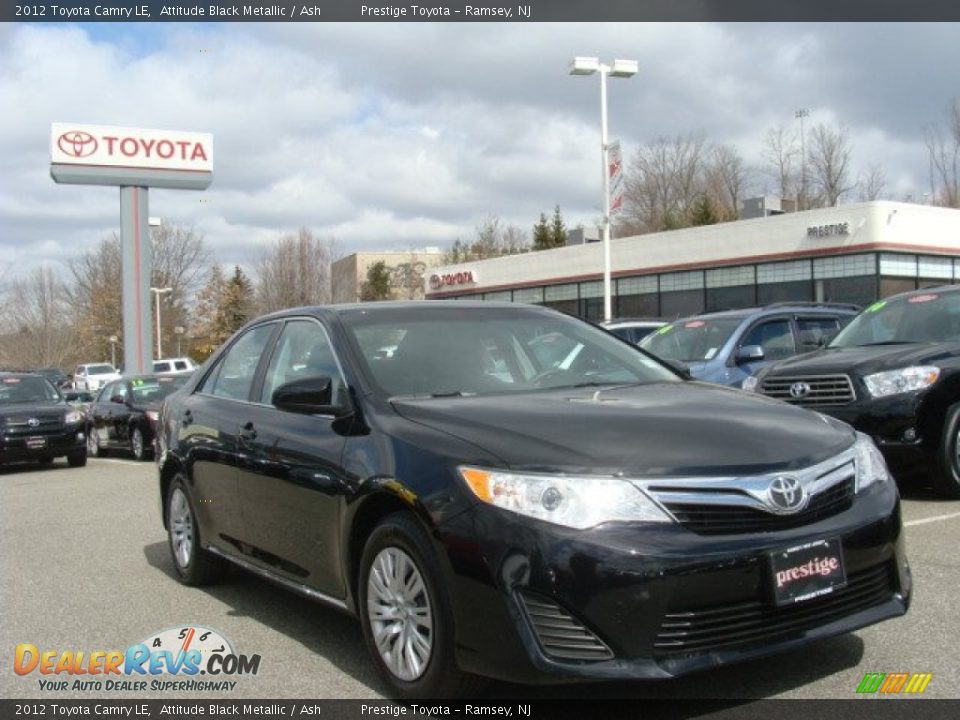 2012 Toyota Camry LE Attitude Black Metallic / Ash Photo #1