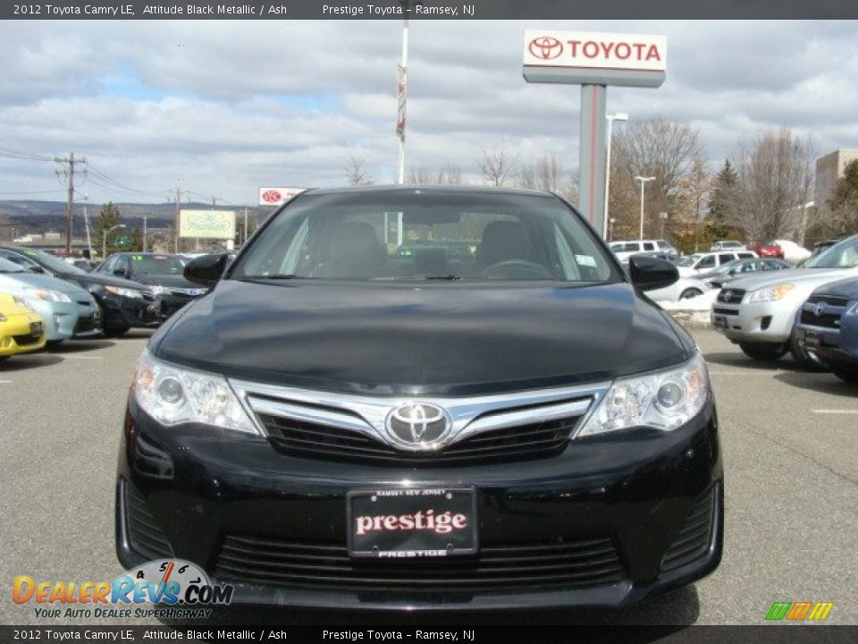 2012 Toyota Camry LE Attitude Black Metallic / Ash Photo #2