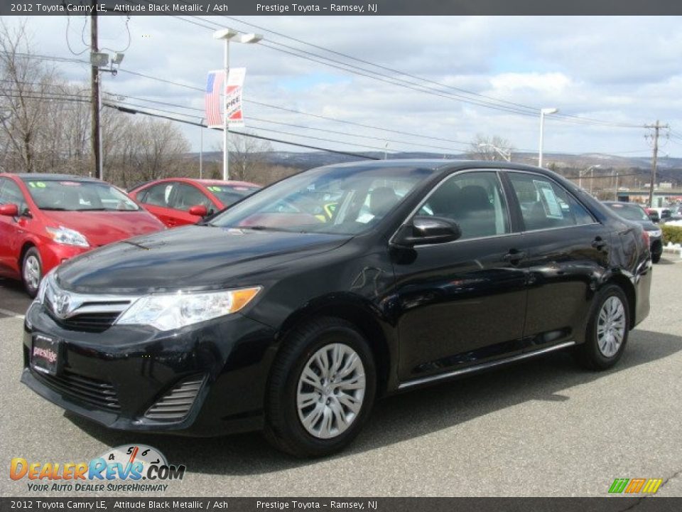 2012 Toyota Camry LE Attitude Black Metallic / Ash Photo #3