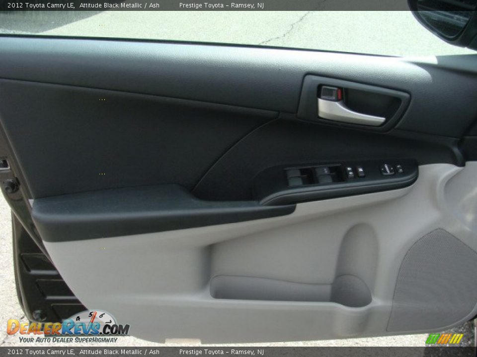 2012 Toyota Camry LE Attitude Black Metallic / Ash Photo #6