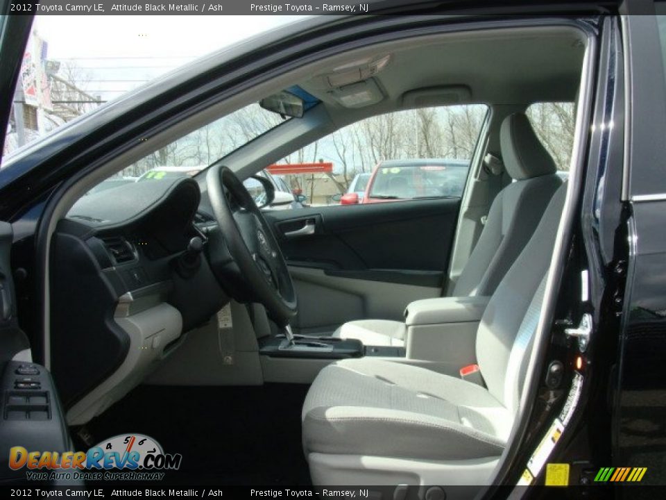 2012 Toyota Camry LE Attitude Black Metallic / Ash Photo #7