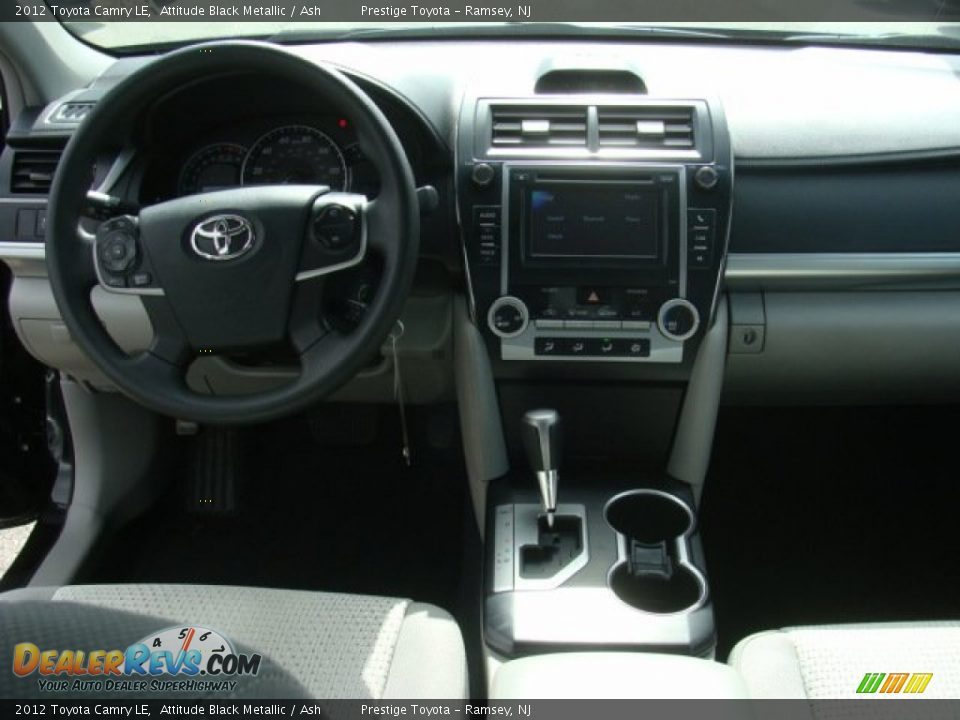 2012 Toyota Camry LE Attitude Black Metallic / Ash Photo #9