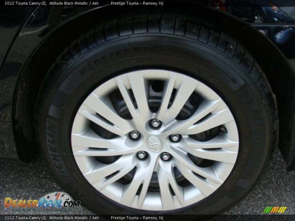 2012 Toyota Camry LE Attitude Black Metallic / Ash Photo #14