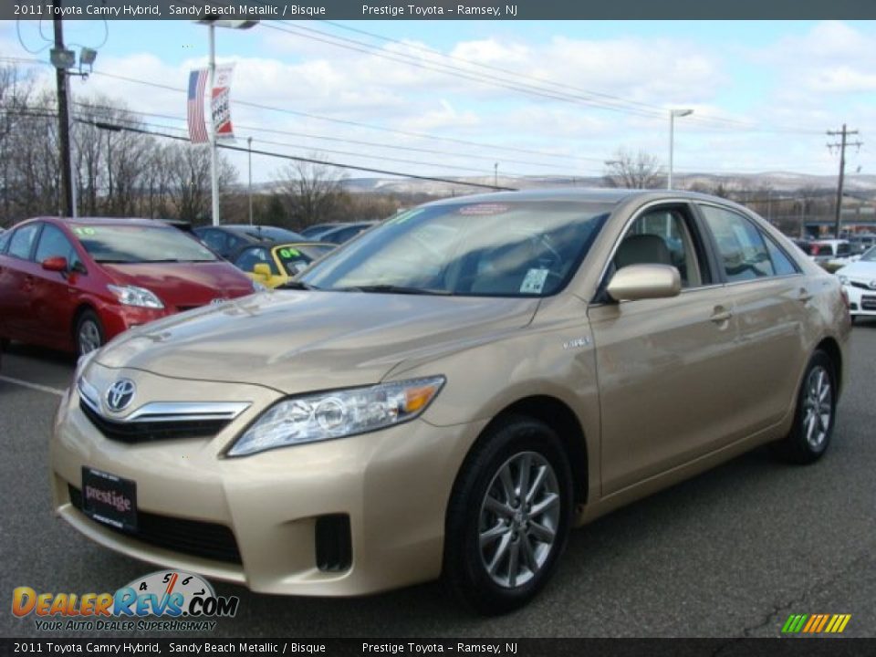 2011 Toyota Camry Hybrid Sandy Beach Metallic / Bisque Photo #3