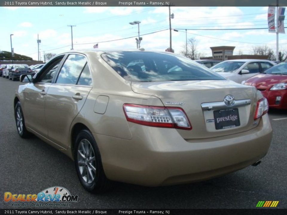 2011 Toyota Camry Hybrid Sandy Beach Metallic / Bisque Photo #4