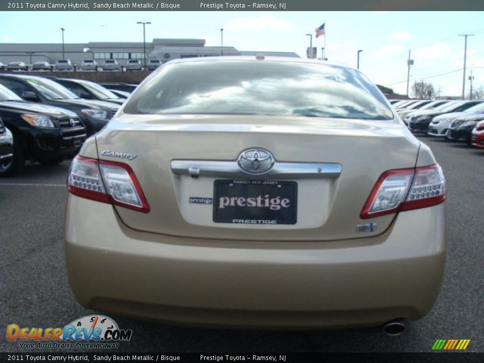 2011 Toyota Camry Hybrid Sandy Beach Metallic / Bisque Photo #5