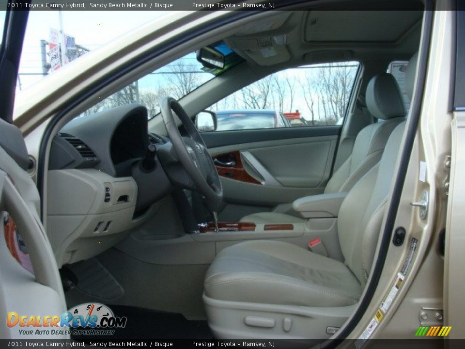 2011 Toyota Camry Hybrid Sandy Beach Metallic / Bisque Photo #7