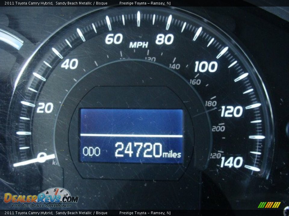 2011 Toyota Camry Hybrid Sandy Beach Metallic / Bisque Photo #10