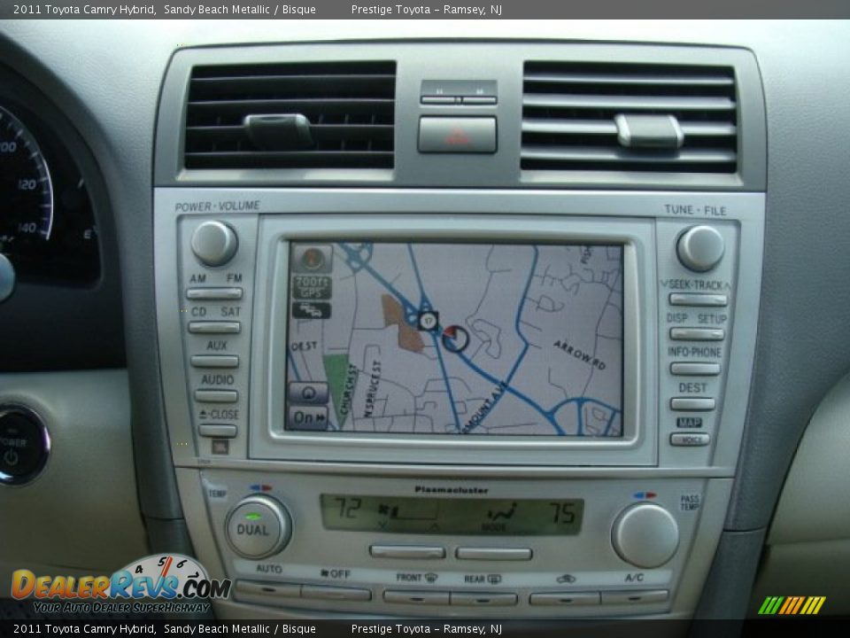 2011 Toyota Camry Hybrid Sandy Beach Metallic / Bisque Photo #11