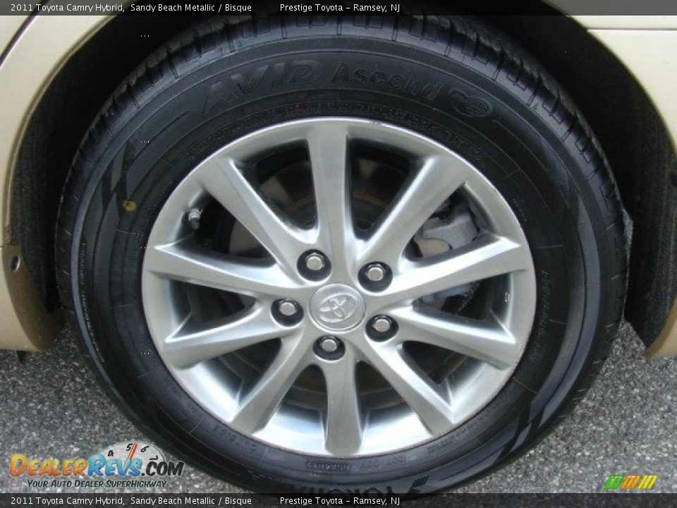 2011 Toyota Camry Hybrid Sandy Beach Metallic / Bisque Photo #14