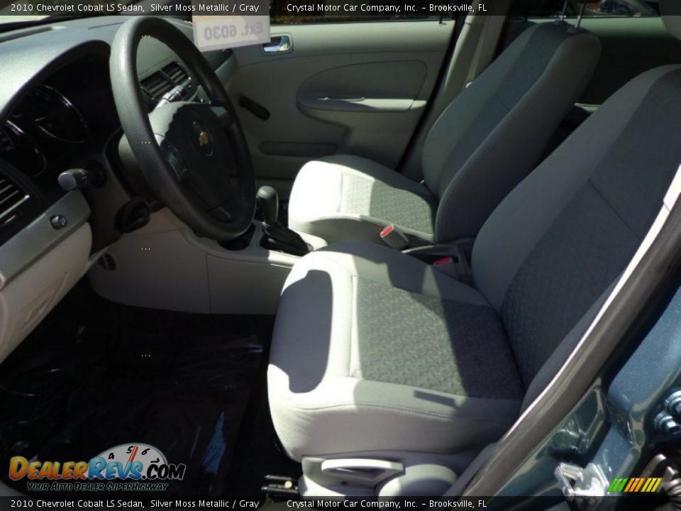 2010 Chevrolet Cobalt LS Sedan Silver Moss Metallic / Gray Photo #4