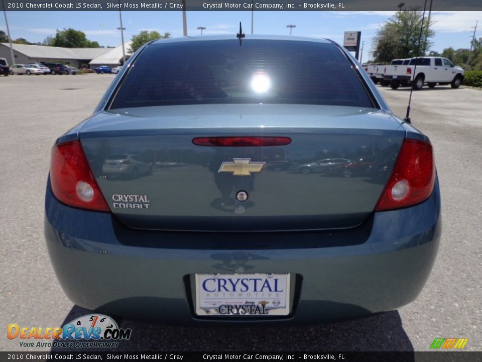 2010 Chevrolet Cobalt LS Sedan Silver Moss Metallic / Gray Photo #7