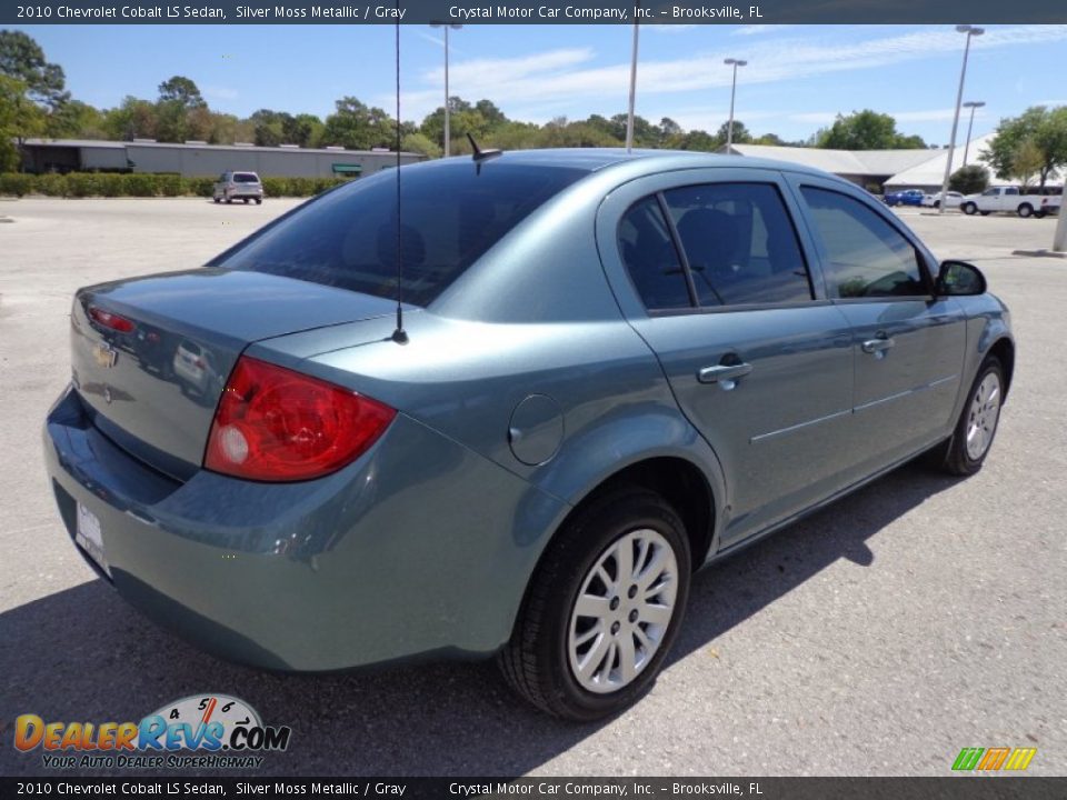 2010 Chevrolet Cobalt LS Sedan Silver Moss Metallic / Gray Photo #8
