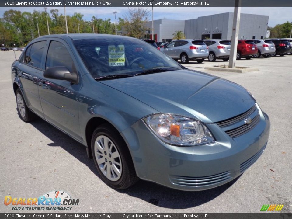 2010 Chevrolet Cobalt LS Sedan Silver Moss Metallic / Gray Photo #10