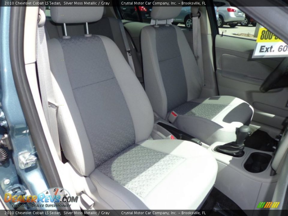 2010 Chevrolet Cobalt LS Sedan Silver Moss Metallic / Gray Photo #12