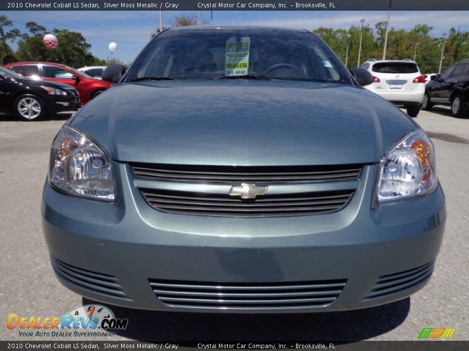 2010 Chevrolet Cobalt LS Sedan Silver Moss Metallic / Gray Photo #13