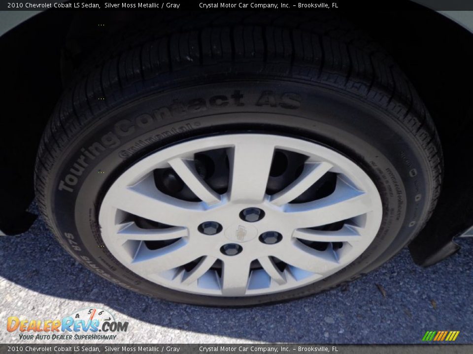2010 Chevrolet Cobalt LS Sedan Silver Moss Metallic / Gray Photo #14