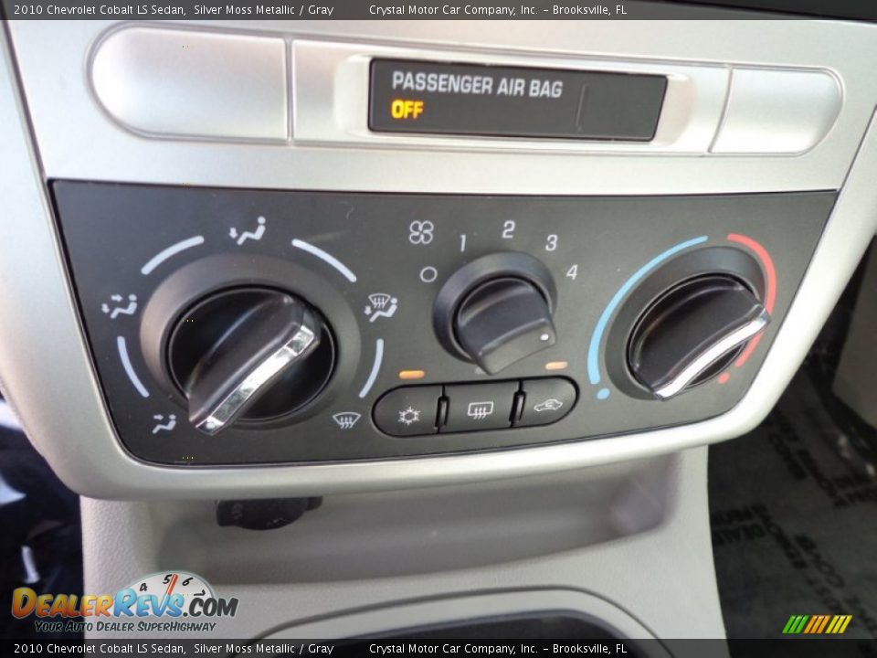 2010 Chevrolet Cobalt LS Sedan Silver Moss Metallic / Gray Photo #20