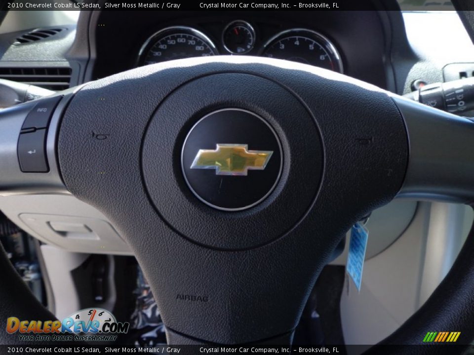 2010 Chevrolet Cobalt LS Sedan Silver Moss Metallic / Gray Photo #21