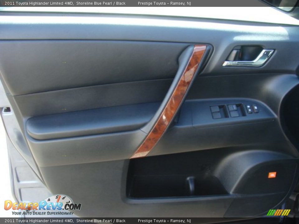 2011 Toyota Highlander Limited 4WD Shoreline Blue Pearl / Black Photo #6