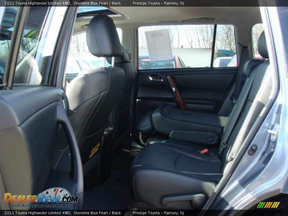 2011 Toyota Highlander Limited 4WD Shoreline Blue Pearl / Black Photo #13