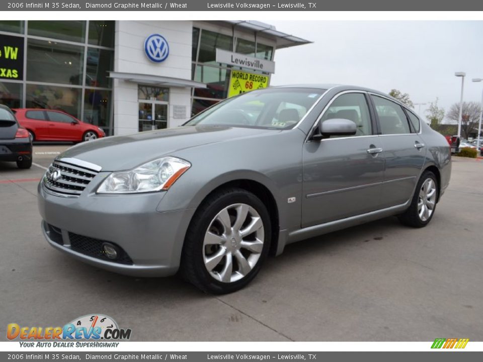 2006 Infiniti M 35 Sedan Diamond Graphite Metallic / Wheat Photo #1