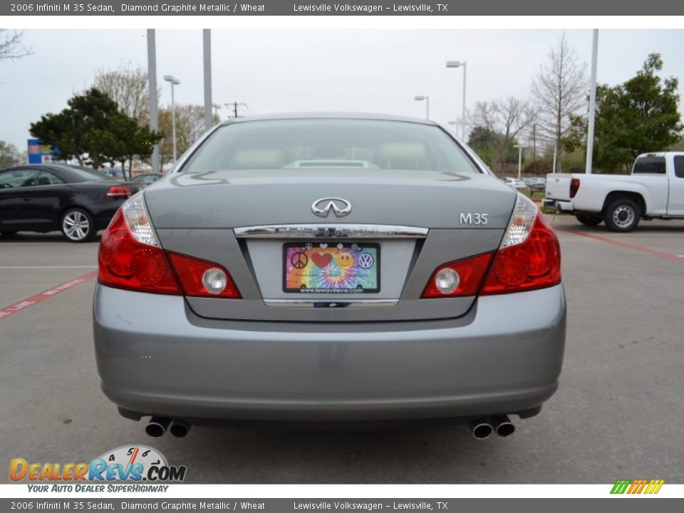 2006 Infiniti M 35 Sedan Diamond Graphite Metallic / Wheat Photo #4