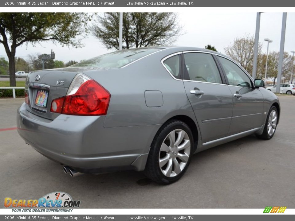 2006 Infiniti M 35 Sedan Diamond Graphite Metallic / Wheat Photo #5
