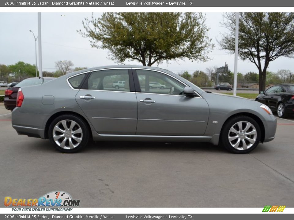 2006 Infiniti M 35 Sedan Diamond Graphite Metallic / Wheat Photo #6