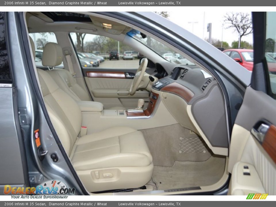 2006 Infiniti M 35 Sedan Diamond Graphite Metallic / Wheat Photo #10