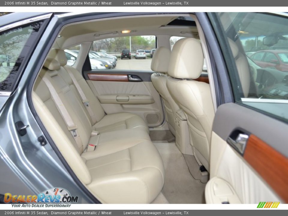 2006 Infiniti M 35 Sedan Diamond Graphite Metallic / Wheat Photo #11