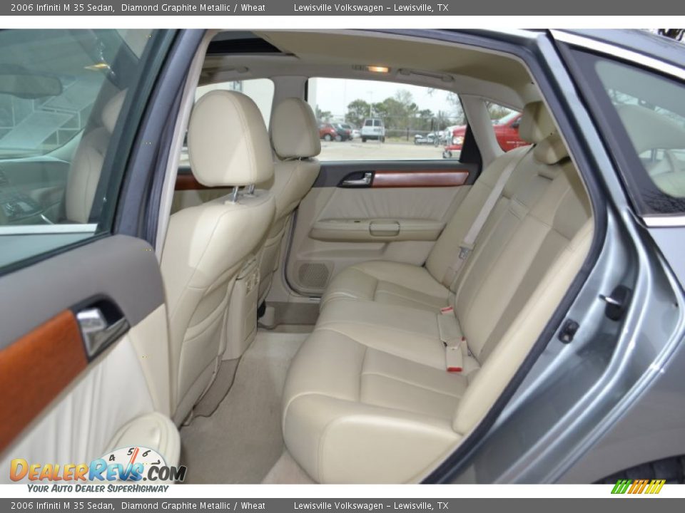 2006 Infiniti M 35 Sedan Diamond Graphite Metallic / Wheat Photo #12