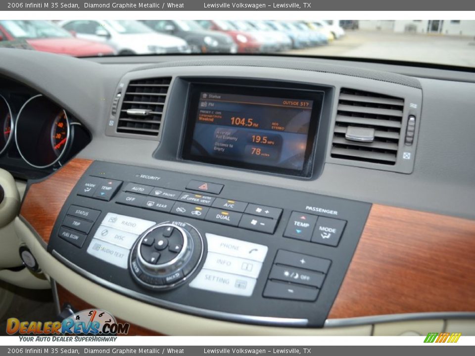 2006 Infiniti M 35 Sedan Diamond Graphite Metallic / Wheat Photo #17