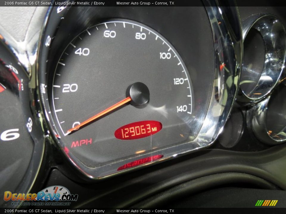 2006 Pontiac G6 GT Sedan Liquid Silver Metallic / Ebony Photo #5