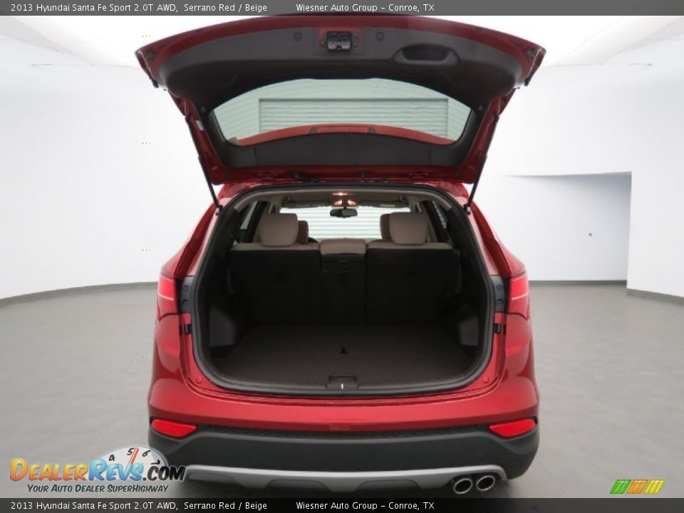 2013 Hyundai Santa Fe Sport 2.0T AWD Serrano Red / Beige Photo #9