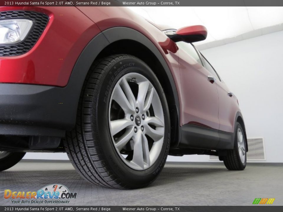2013 Hyundai Santa Fe Sport 2.0T AWD Serrano Red / Beige Photo #16