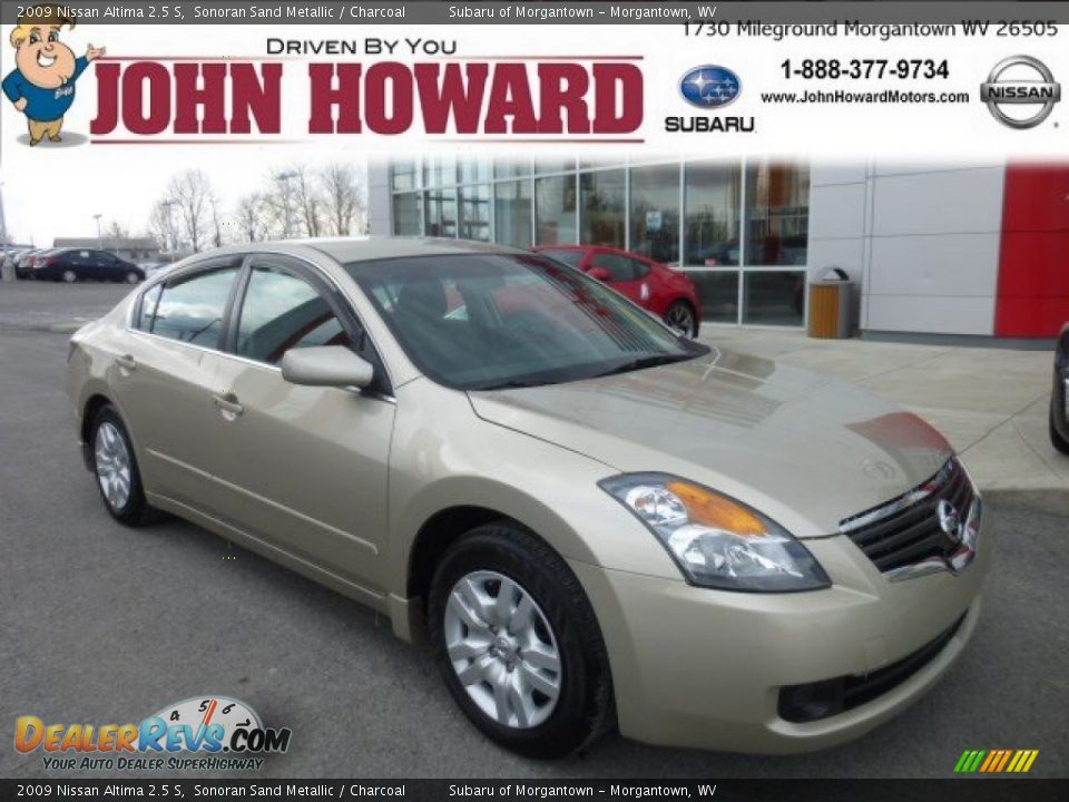 2009 Nissan Altima 2.5 S Sonoran Sand Metallic / Charcoal Photo #1