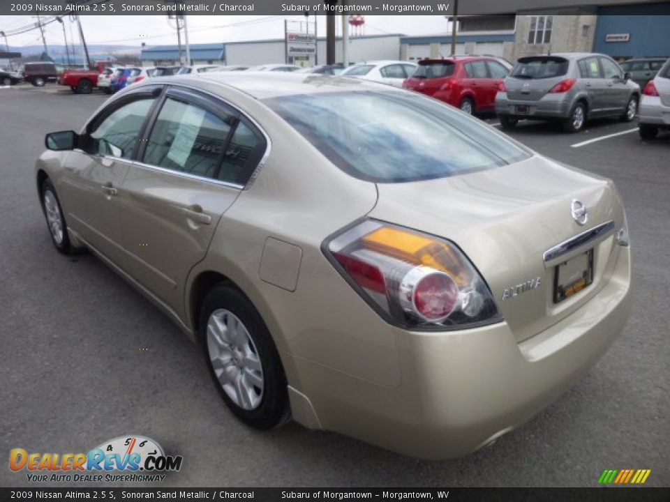 2009 Nissan Altima 2.5 S Sonoran Sand Metallic / Charcoal Photo #9
