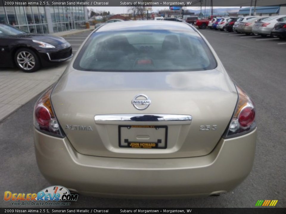 2009 Nissan Altima 2.5 S Sonoran Sand Metallic / Charcoal Photo #10