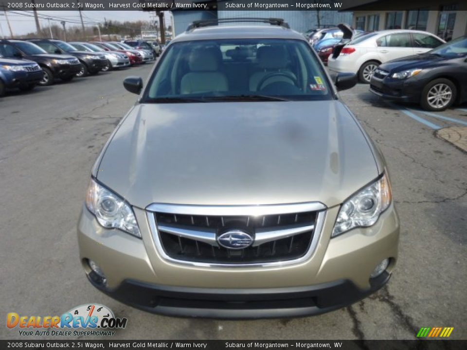 2008 Subaru Outback 2.5i Wagon Harvest Gold Metallic / Warm Ivory Photo #2