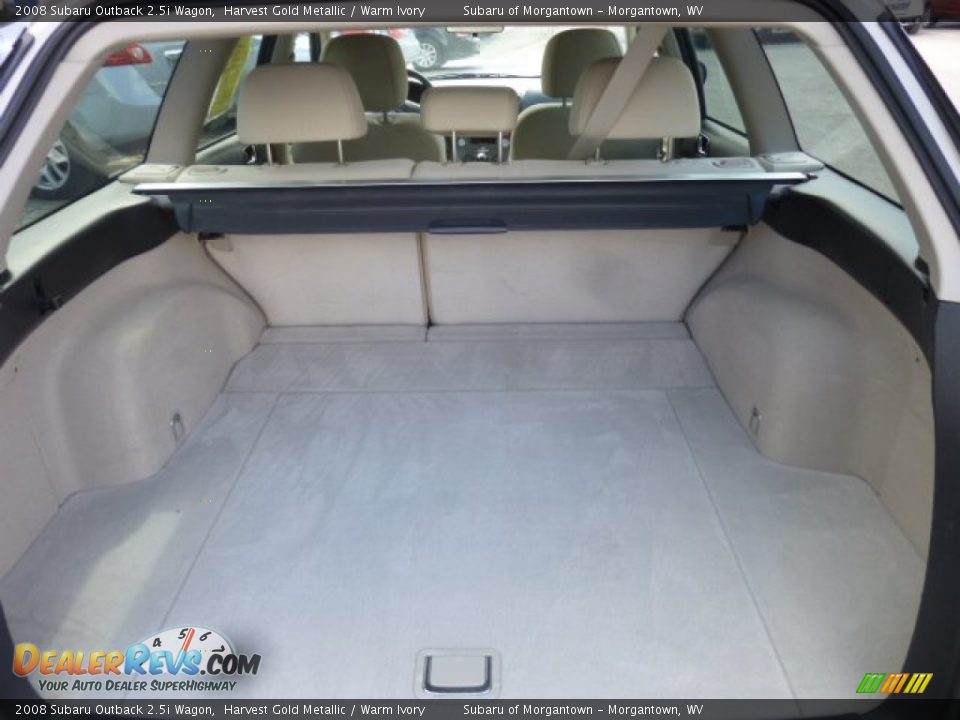 2008 Subaru Outback 2.5i Wagon Harvest Gold Metallic / Warm Ivory Photo #6