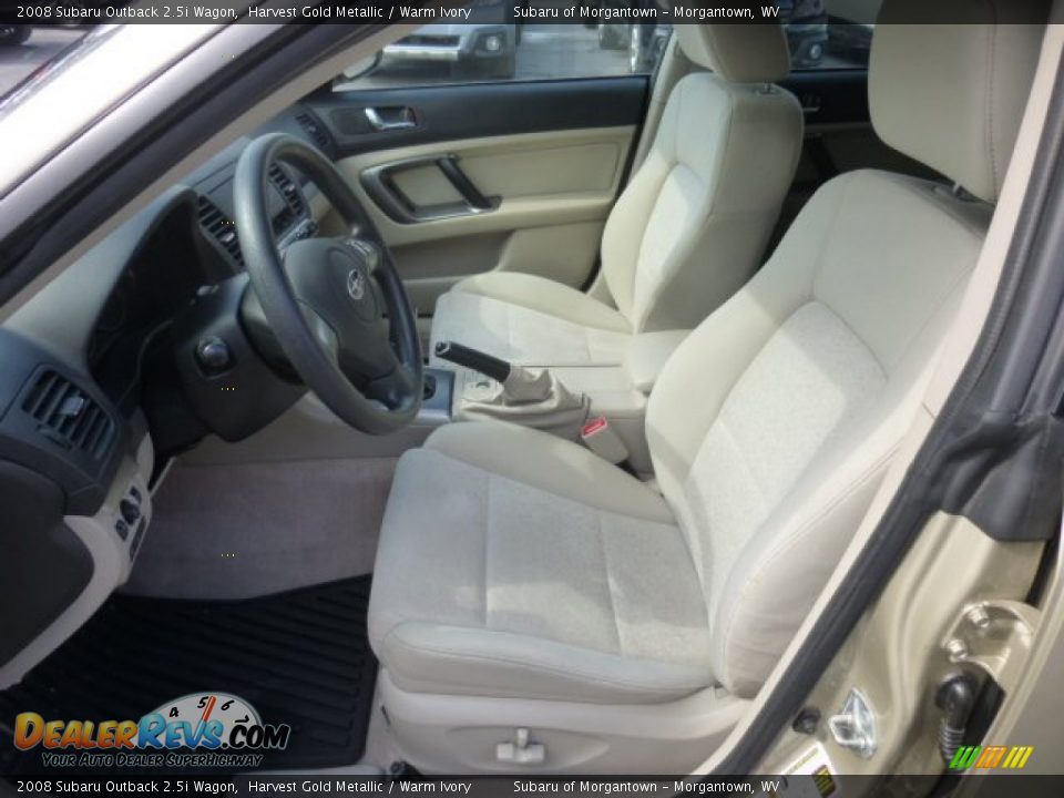 2008 Subaru Outback 2.5i Wagon Harvest Gold Metallic / Warm Ivory Photo #7