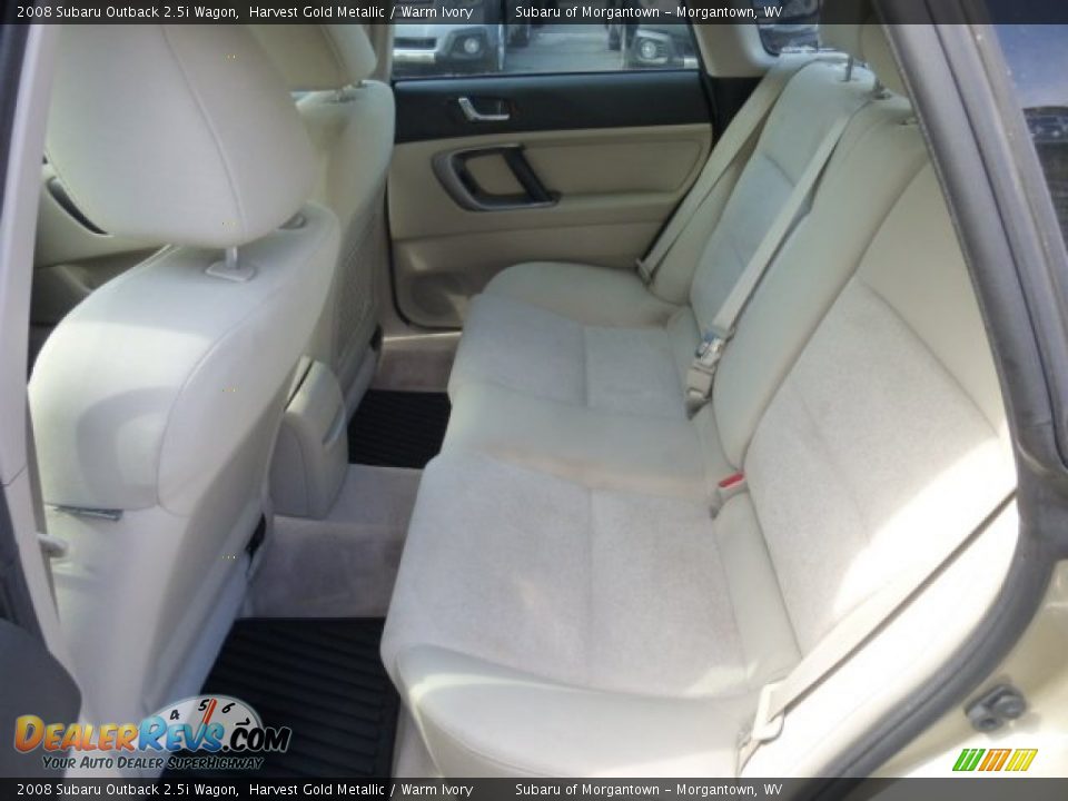 2008 Subaru Outback 2.5i Wagon Harvest Gold Metallic / Warm Ivory Photo #14