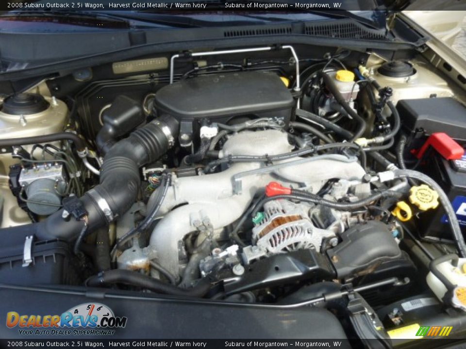 2008 Subaru Outback 2.5i Wagon Harvest Gold Metallic / Warm Ivory Photo #18