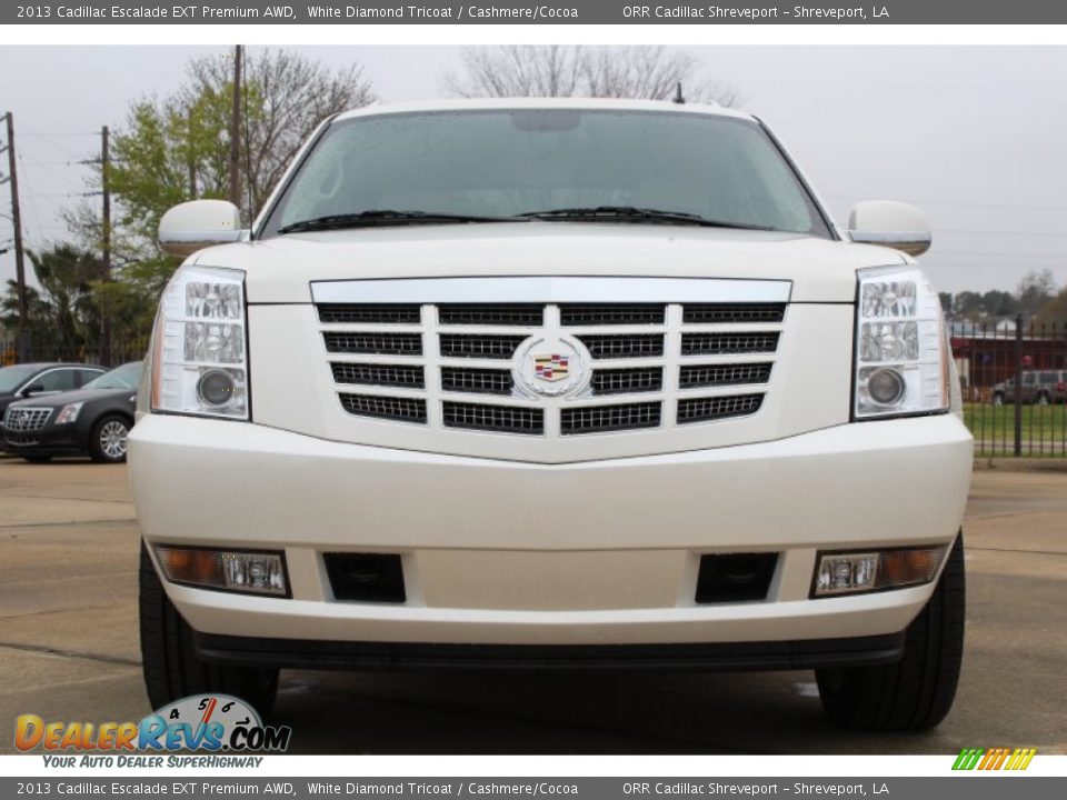 White Diamond Tricoat 2013 Cadillac Escalade EXT Premium AWD Photo #7