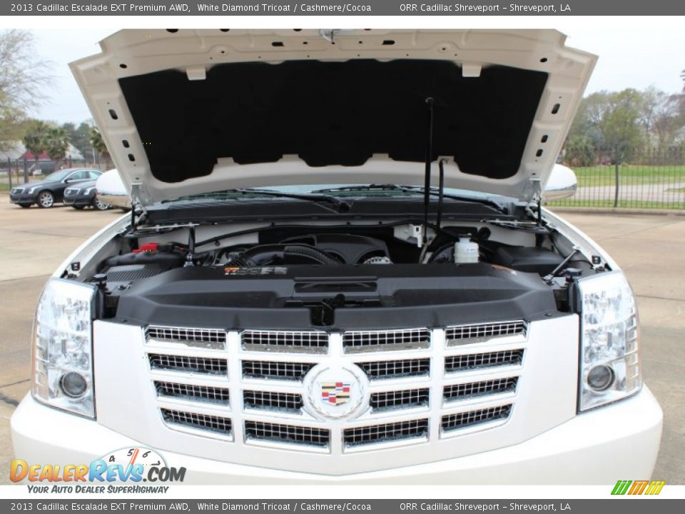 2013 Cadillac Escalade EXT Premium AWD White Diamond Tricoat / Cashmere/Cocoa Photo #10