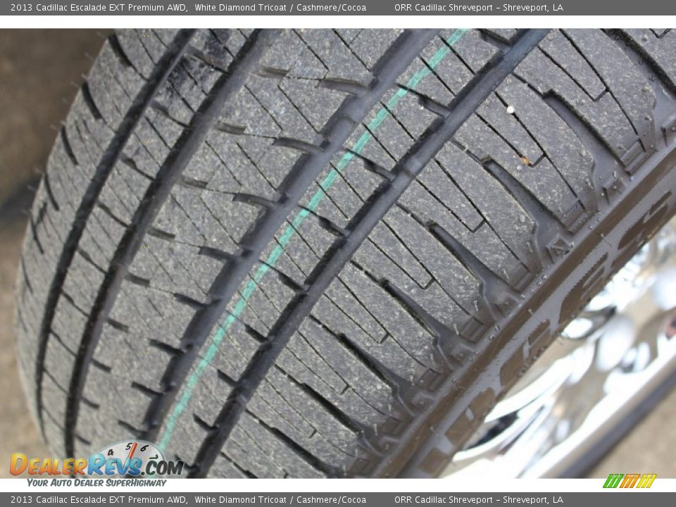 2013 Cadillac Escalade EXT Premium AWD White Diamond Tricoat / Cashmere/Cocoa Photo #11