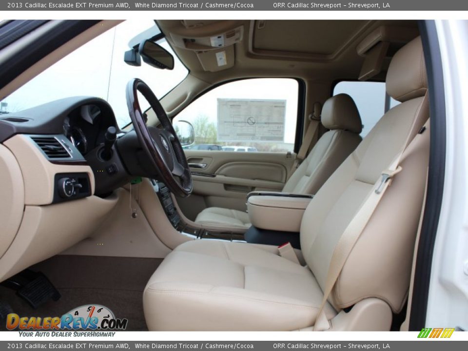 Cashmere/Cocoa Interior - 2013 Cadillac Escalade EXT Premium AWD Photo #16