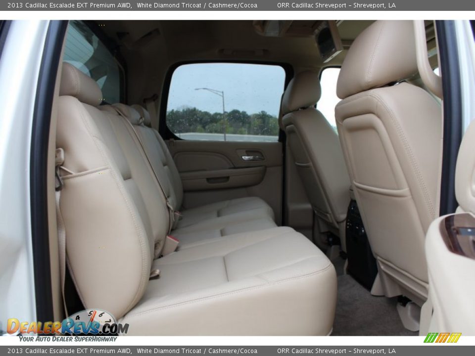 Rear Seat of 2013 Cadillac Escalade EXT Premium AWD Photo #22